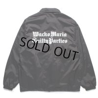 WACKO MARIA/COACH JACKET（BLACK）［コーチJKT-23秋冬］