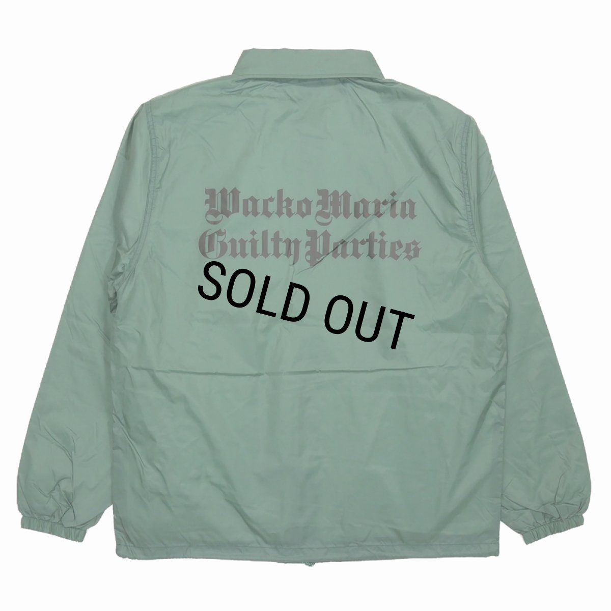 画像1: WACKO MARIA/COACH JACKET（GREEN）［コーチJKT-23秋冬］ (1)