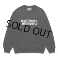 WACKO MARIA/HEAVY WEIGHT CREW NECK SWEAT SHIRT（BLACK）［クルーネックスウェット-23秋冬］