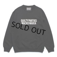 WACKO MARIA/HEAVY WEIGHT CREW NECK SWEAT SHIRT（BLACK）［クルーネックスウェット-23秋冬］