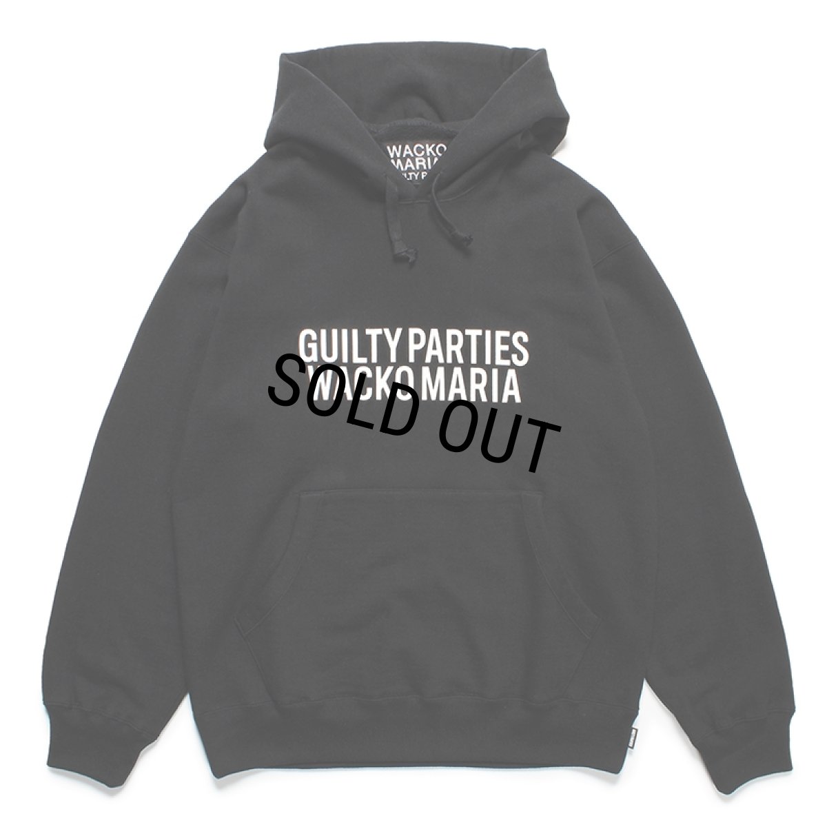 画像1: WACKO MARIA/HEAVY WEIGHT PULLOVER HOODED SWEAT SHIRT（BLACK）［プルオーバーパーカー-23秋冬］ (1)