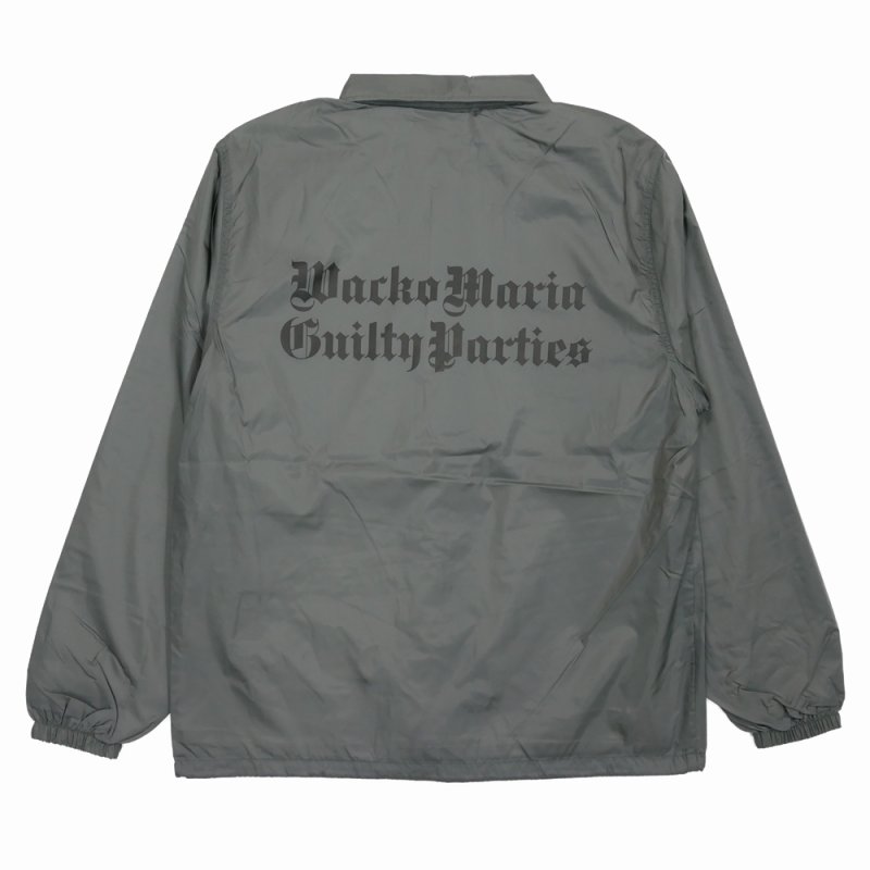 画像2: WACKO MARIA/COACH JACKET（GRAY）［コーチJKT-23秋冬］