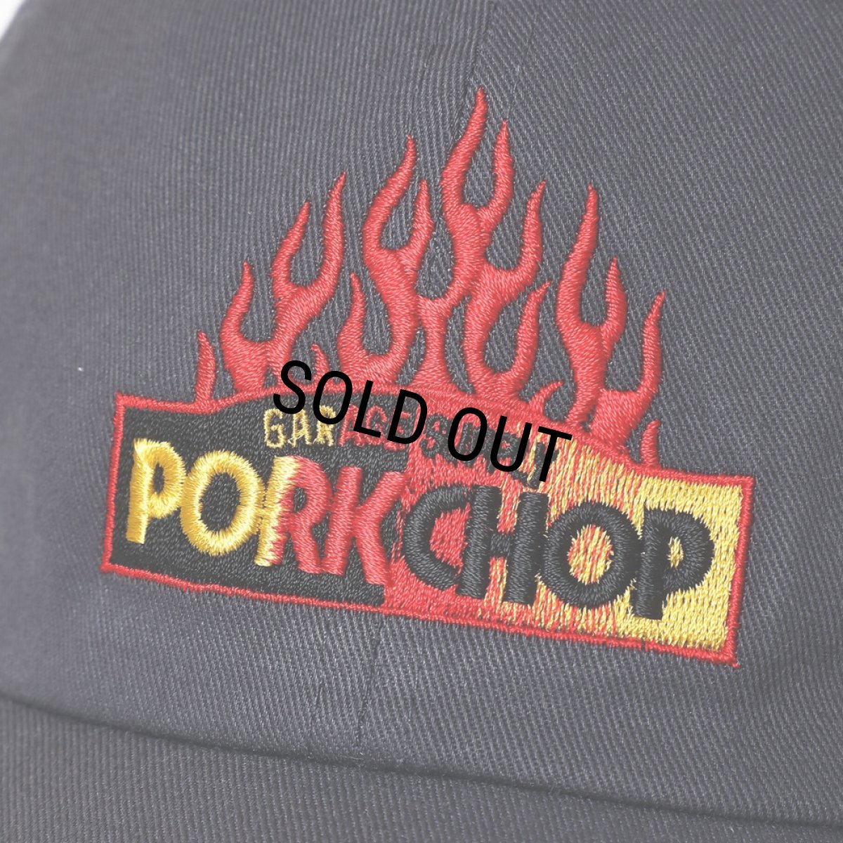 画像3: PORKCHOP/FIRE BLOCK CAP（CHARCOAL）［キャップ-23秋冬］ (3)