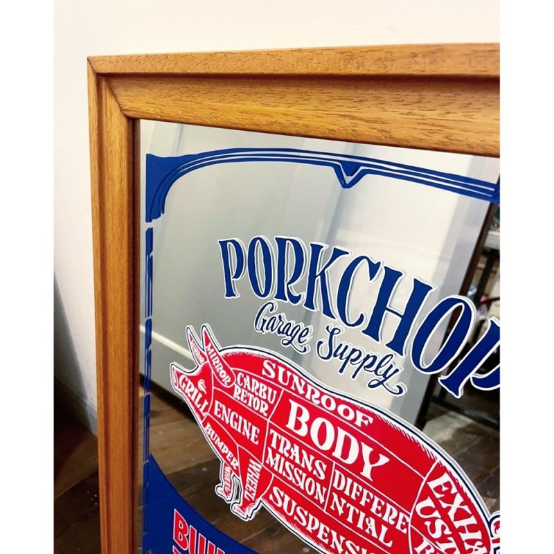 画像2: PORKCHOP/PUB MIRROR（WOOD）［パブミラー-22秋冬］