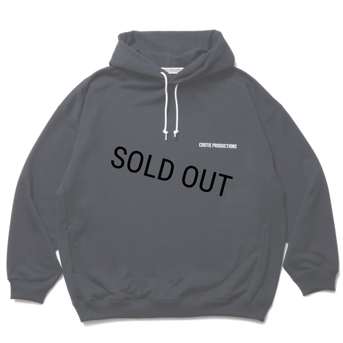 画像1: COOTIE PRODUCTIONS/Dry Tech Sweat Hoodie（Black）［ドライテックスウェットフーディー-23秋冬］ (1)