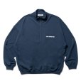 画像1: COOTIE PRODUCTIONS/Dry Tech Sweat Half Zip Pullover（Navy）［ドライテックスウェットハーフジップ-23秋冬］ (1)