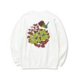 画像2: CALEE/CLB CREW NECK SW（WHITE） 【30%OFF】［クルーネックスウェット-23秋冬］ (2)