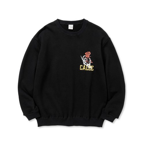 他の写真1: CALEE/CLB CREW NECK SW（BLACK） 【30%OFF】［クルーネックスウェット-23秋冬］