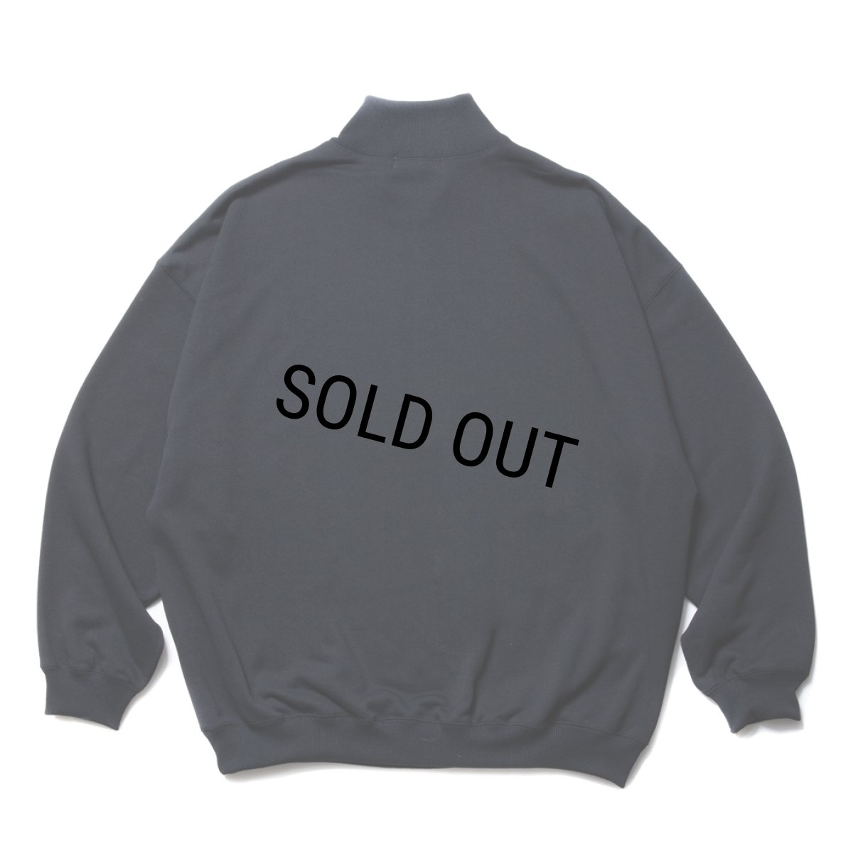 画像2: COOTIE PRODUCTIONS/Dry Tech Sweat Half Zip Pullover（Black）［ドライテックスウェットハーフジップ-23秋冬］ (2)