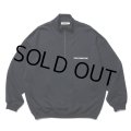 COOTIE PRODUCTIONS/Dry Tech Sweat Half Zip Pullover（Black）［ドライテックスウェットハーフジップ-23秋冬］