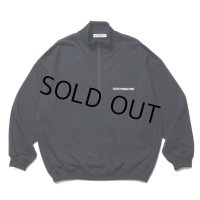 COOTIE PRODUCTIONS/Dry Tech Sweat Half Zip Pullover（Black）［ドライテックスウェットハーフジップ-23秋冬］