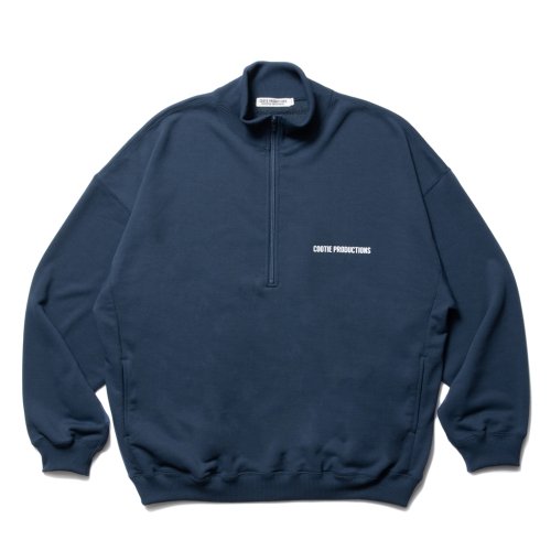 他の写真1: COOTIE PRODUCTIONS/Dry Tech Sweat Half Zip Pullover（Navy）［ドライテックスウェットハーフジップ-23秋冬］