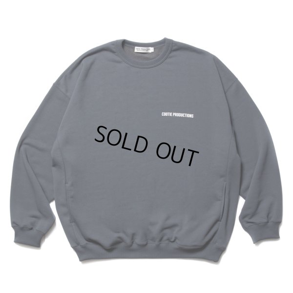 画像1: COOTIE PRODUCTIONS/Dry Tech Sweat Crew（Gray）［ドライテックスウェットクルー-23秋冬］