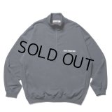 COOTIE PRODUCTIONS/Dry Tech Sweat Half Zip Pullover（Gray）［ドライテックスウェットハーフジップ-23秋冬］