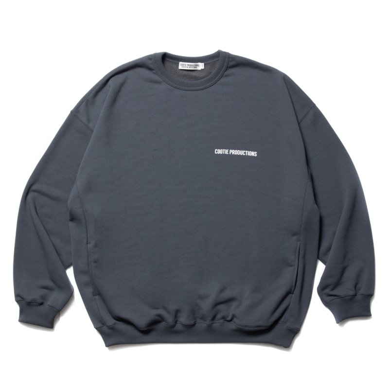 画像1: COOTIE PRODUCTIONS/Dry Tech Sweat Crew（Gray）［ドライテックスウェットクルー-23秋冬］