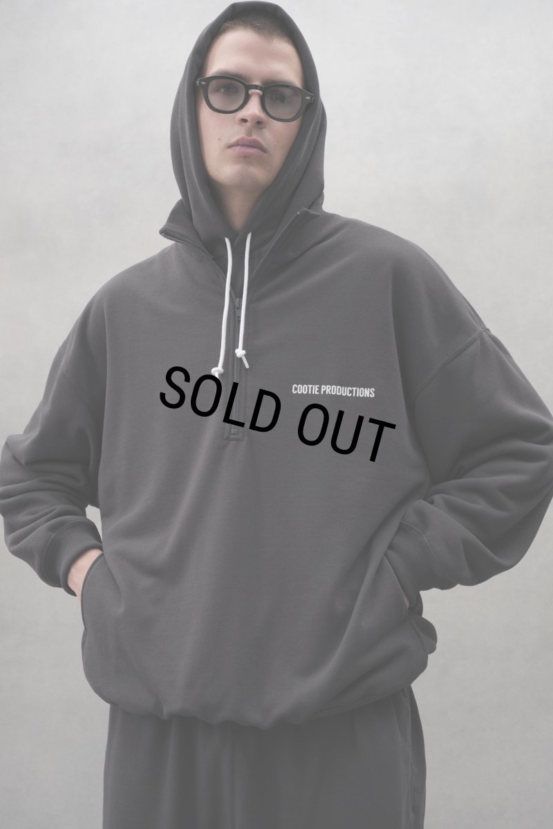 画像4: COOTIE PRODUCTIONS/Dry Tech Sweat Half Zip Pullover（Black）［ドライテックスウェットハーフジップ-23秋冬］ (4)