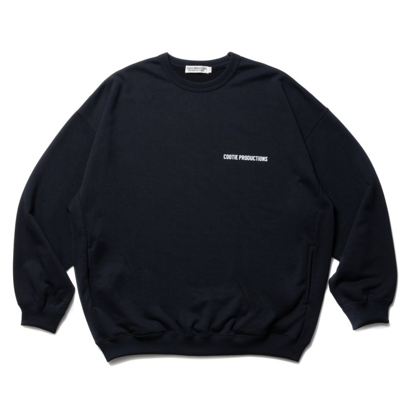 画像1: COOTIE PRODUCTIONS/Dry Tech Sweat Crew（Black）［ドライテックスウェットクルー-23秋冬］