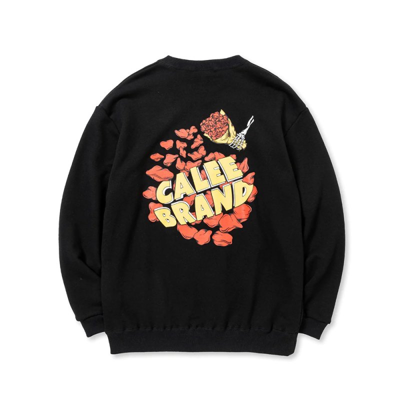 画像2: CALEE/CLB CREW NECK SW（BLACK） 【30%OFF】［クルーネックスウェット-23秋冬］