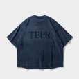 画像1: TIGHTBOOTH/STRAIGHT UP VELOUR T-SHIRT（Navy） 【30%OFF】［ベロアT-23秋冬］ (1)