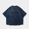 画像1: TIGHTBOOTH/STRAIGHT UP VELOUR T-SHIRT（Navy） 【20%OFF】［ベロアT-23秋冬］ (1)