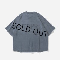 TIGHTBOOTH/STRAIGHT UP VELOUR T-SHIRT（Navy） 【30%OFF】［ベロアT-23秋冬］