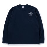 【30%OFF】RATS/MGMC POCKET LS TEE（NAVY）［プリント長袖ポケT-23秋冬］