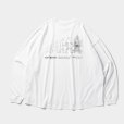 画像2: TIGHTBOOTH/EVOLUTION L/S T-SHIRT（White）［プリント長袖T-23秋冬］ (2)