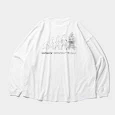 画像2: TIGHTBOOTH/EVOLUTION L/S T-SHIRT（White）［プリント長袖T-23秋冬］ (2)