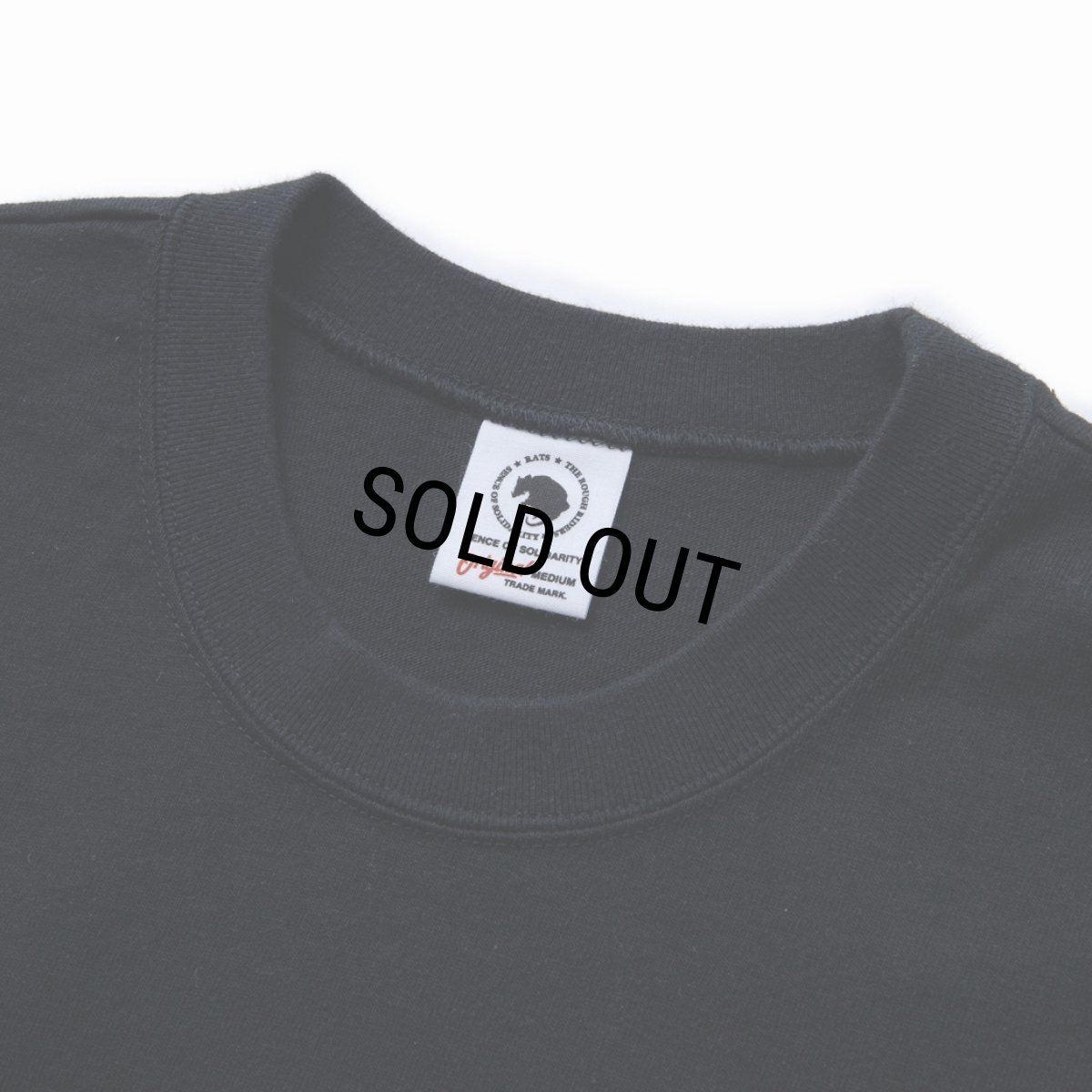 画像3: RATS/MGMC POCKET LS TEE（BLACK/GOLD）［プリント長袖ポケT-23秋冬］ (3)