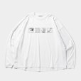 画像1: TIGHTBOOTH/EVOLUTION L/S T-SHIRT（White）［プリント長袖T-23秋冬］ (1)