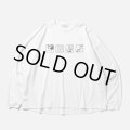 TIGHTBOOTH/EVOLUTION L/S T-SHIRT（White）［プリント長袖T-23秋冬］