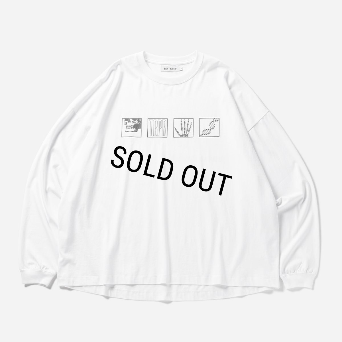 画像1: TIGHTBOOTH/EVOLUTION L/S T-SHIRT（White）［プリント長袖T-23秋冬］ (1)