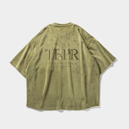 他の写真2: TIGHTBOOTH/STRAIGHT UP VELOUR T-SHIRT（Olive）［ベロアT-23秋冬］