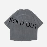 TIGHTBOOTH/STRAIGHT UP VELOUR T-SHIRT（Black） 【20%OFF】［ベロアT-23秋冬］
