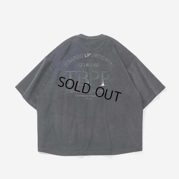 画像1: TIGHTBOOTH/STRAIGHT UP VELOUR T-SHIRT（Black） 【20%OFF】［ベロアT-23秋冬］