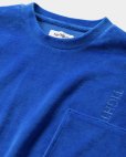 画像3: TIGHTBOOTH/STRAIGHT UP VELOUR T-SHIRT（Blue）［ベロアT-23秋冬］