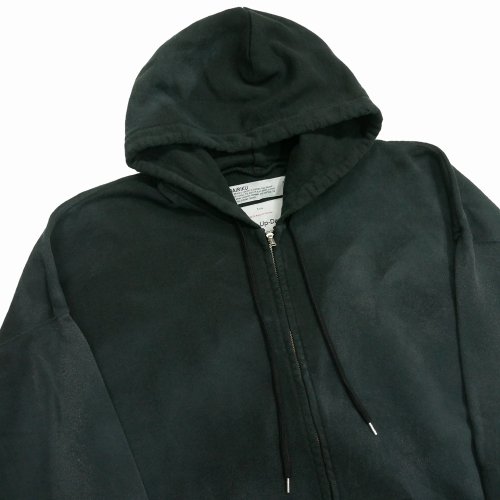 他の写真3: DAIRIKU/"Water-repellent" Vintage Wash Hoodie（Mud Black）［ジップアップフーディー-23秋冬］