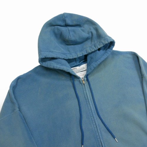 他の写真3: DAIRIKU/"Water-repellent" Vintage Wash Hoodie（Youth Blue） 【30%OFF】［ジップアップフーディー-23秋冬］