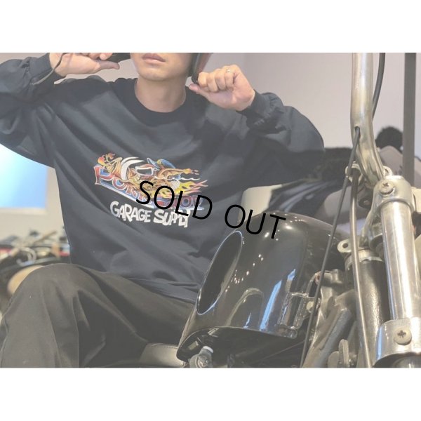 画像5: PORKCHOP/WILD PORK L/S TEE（NAVY）［プリント長袖T-23秋冬］