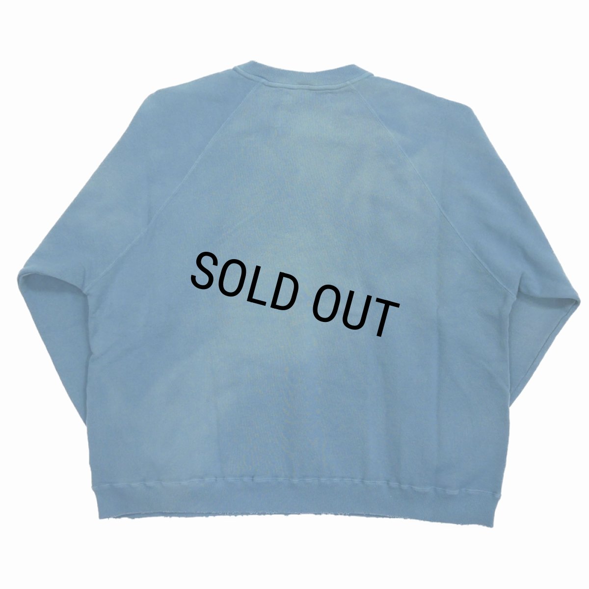 画像2: DAIRIKU/"Water-repellent" Vintage Wash Sweater（Youth Blue）［クルーネックスウェット-23秋冬］ (2)