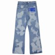 画像2: DAIRIKU/"Bleach" Flare Denim Pants（Indigo） 【40%OFF】［"ブリーチ"フレアデニムパンツ-23秋冬］ (2)