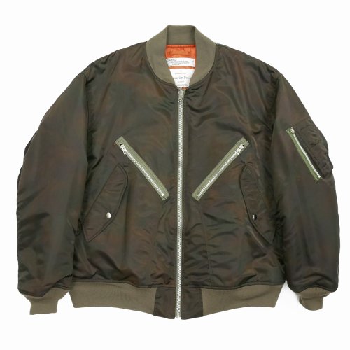 他の写真1: 【40%OFF】DAIRIKU/"Terri" Tiedye Flight Jacket（Khaki）［タイダイフライトJKT-23秋冬］