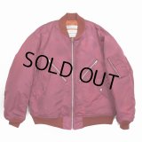 DAIRIKU/"Terri" Tiedye Flight Jacket（Dark Pink） 【40%OFF】［タイダイフライトJKT-23秋冬］