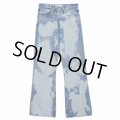 DAIRIKU/"Bleach" Flare Denim Pants（Indigo） 【40%OFF】［"ブリーチ"フレアデニムパンツ-23秋冬］
