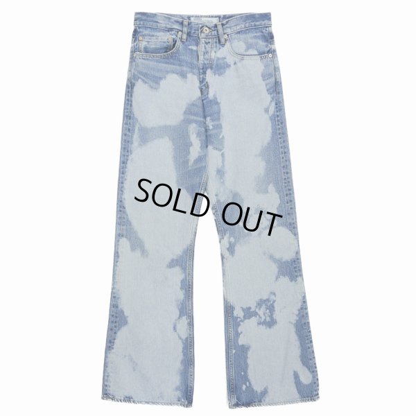 画像1: DAIRIKU/"Bleach" Flare Denim Pants（Indigo） 【40%OFF】［"ブリーチ"フレアデニムパンツ-23秋冬］