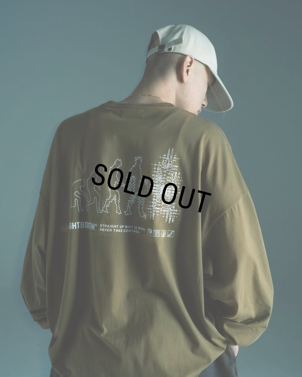 画像4: TIGHTBOOTH/EVOLUTION L/S T-SHIRT（White）［プリント長袖T-23秋冬］ (4)