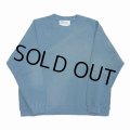 DAIRIKU/"Water-repellent" Vintage Wash Sweater（Youth Blue）［クルーネックスウェット-23秋冬］