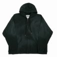 画像1: DAIRIKU/"Water-repellent" Vintage Wash Hoodie（Mud Black）［ジップアップフーディー-23秋冬］ (1)