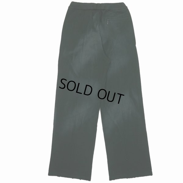 画像2: DAIRIKU/"Water-repellent" Vintage Wash Wide Sweat Pants（Mud Black）［ワイドスウェットパンツ-23秋冬］