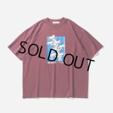 TIGHTBOOTH/SECURITY LEVEL ∞ T-SHIRT（Wine） 【30%OFF】［プリントT-23秋冬］